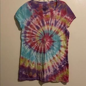 Tie dye tee size XL